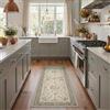 GENIMO Tappeto Cottage Fiori Petali Soggiorno, Lavabile, 80x150 cm | Tappeto Cottage, Lavabile in Lavatrice, Pelo Corto, Cucina, Camera da Letto, Entrata, Scendiletto, Ufficio
