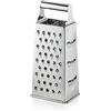 WAS Germany Grattugia quadrata, ideale per parmigiano o verdure, grattugia con 4 diverse superfici di grattugia, in acciaio inox, 10 x 7,3 x 19,2 cm, altezza 24 cm con manico