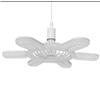 Generico Ceiling Fan Light | Compact Folding‑Leaf Lamp with Remote & 3‑Speed Adjustable Fan, E26/E27 Socket Mount, Small Room Airflow & Lighting Combo