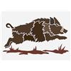 FINGERINSPIRE Stencil per Pittura A Forma di Cinghiale 29.7x21cm Modello di Disegno con Motivo A Maialino Stencil in Plastica Scavato per Dipingere su Parete Mobili in Legno Decorazione Domestica DIY