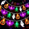 DIELOVEHUA Catena Luminosa LED Halloween 3M 20 Luci,Ghirlanda Luminosa Decorativa per Halloween,Catena luminosa decorativa perHalloween,HalloweenZucca di Luci Stringa per HalloweenDecorazioni Esterno Interno