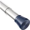 Rod&Trikin Bastone Doccia Bastoni Per Tende a Pressione Bastone Tenda Doccia Aste Per Tende Senza Forare Bastone Tenda Per Finestre Argento 85-265Cm Ø32mm