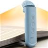 HIONXMGA Luce da Lettura con Clip, Lampada per Leggere Libri a Letto | Batteria da 700 mAh, fino a 140 ore, USB-C, 3 temperature di colore, 5 livelli, modalità tramonto 30 min,Blu