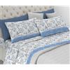 Galeone - Biancheria e Tessuti Completo Lenzuola 100% Cotone - King Size, Letto 180x190 | Set LORRA 2 Federe, Lenzuolo Sopra, Lenzuolo Sotto con Angoli | Cotone - Tessuto Morbido, Traspirante | Made in Italy - GALEONE