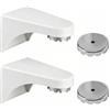 Rieoany 2 Portasapone Magnetici con 4 Tappi per Fiori, Senza Trapano, per Bagno, Montaggio a Parete, Nero/Argento/Bianco, 7,6 x 4,3 x 4,3 cm (Bianco)