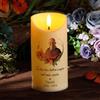 Lam Hub Fong Candela LED Commemorativa Personalizzata con Foto Nome e Data Senza Fiamma Regalo di Condoglianze, Luce Memoriale per Persona Cara