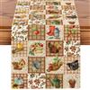 Artscope Runner da Tavolo per Giorno del Ringraziamento 40x240cm, Decorazioni a Tema Autunno per del Tavolo da Pranzo Cucina Feste Fattoria (Plaid - Vita Agricola)