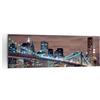 ARTTOR Stampe da Parete Moderne 160x50 cm Quadro su Tela Architettura Città - 0218 | Ponte Grattacieli Quadro Decorativo Grande XXL 1 pezzo Soggiorno Camera da Letto Arte da Parete Decorazione da Parete ARTTOR