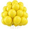 EWODEIEW Palloncini gialli, 60 palloncini gialli da 10 pollici, in lattice, giallo opaco, con elio, per feste di compleanno, baby shower, matrimoni, feste