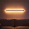 niuniaj 25W/100CM Applique da Parete Interno Moderne LED con Telecomando | 3 Temperature di Colore(3000K/4000K/6000K),Lampada da Parete LED Dimmerabile Bianco per Soggiorno Camera da Letto