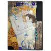 Giallobus - Quadro - Gustav Klimt - Maternità - Tela Canvas Telaio Premium Alto Spessore - 50L x 70l cm - Pronto da appendere - Quadri moderni per la casa