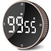Ultralent Timer da Cucina Digitale Magnetico,Cronometro Conto Alla Rovescia, Timer Visivo,Grande LED,Allarme Forte,Facile per Bambini, La Classe, Cucinare,Imparare a Suonare Il Fitness