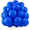 EWODEIEW Palloncini blu, 60 palloncini in lattice blu da 10 pollici, colore blu opaco, blu scuro, con elio, per feste di compleanno, baby shower, matrimoni, feste