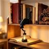 Generico Cat with Lantern Shelf Decor, Cat Shelf Hook with Vintage Lantern (#1) | Cat Bookshelf Lantern Lamp, Cute Cat Hook Shelf Decor, Retro Style Night Light for Porches Patios and Bookshelves