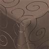 DecoHomeTextil Heimtextilmanufaktur DecoHomeTextil Tovaglia Kringel Rettangolare 160 x 400 cm Marrone scuro