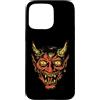 generic Custodia per iPhone 15 Pro Max Diavolo Testa Tradizionale Tatuaggio