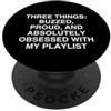 Music Lover TRE COSE: RONZATO, ORGOGLIOSO E ASSOLUTAMENTE Relabile PopSockets PopGrip Adesivo