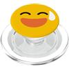Miftees Halloween Tees Felice Sudorazione Faccia Divertente Sorriso Nervoso PopSockets PopGrip per MagSafe