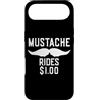 Inappropriate Humor Co. Custodia per iPhone Air Mustache Rides $1.00 Giro dei baffi maschili