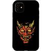 generic Custodia per iPhone 11 Diavolo Testa Tradizionale Tatuaggio