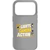 Reelcraft Cinema Graphics Custodia per iPhone 17 Pro Lights Camera Azione Cineasta Regista Film Crew