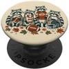 Raccoon Lover Carino Raccoon Calcio Autunno Autunno PopSockets PopGrip Adesivo