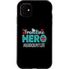 TeeaxArt Frontline Hero Christmas Gifts Custodia per iPhone 11 Apprezzamento dei lavoratori essenziali degli eroi di prima linea della radiografia