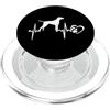 Plott Hound Dog Paw Heartbeat Puppy Love Cane da caccia Plott Hound Battito di cuore Amore di zampa PopSockets PopGrip per MagSafe