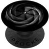 Optical Illusion Designs Geometrico Nero le Hole Optical Illusion Spiral Trippy PopSockets PopGrip Adesivo