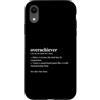 Extra Credit Homework A+ Custodia per iPhone XR Overachiever Dizionario Tratto Divertente Extra Credito