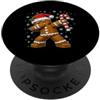 Christmas Santa Brick Builder Kids Gingerbread Block Building Master Builder Mattone Natale PopSockets PopGrip Adesivo
