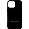 Italy & Co Custodia per iPhone 16 Pro Max Bandiera minimalista Italia