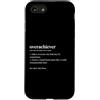 Extra Credit Homework A+ Custodia per iPhone SE (2020) / 7/8 Overachiever Dizionario Tratto Divertente Extra Credito