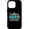 TeeaxArt Frontline Hero Christmas Gifts Custodia per iPhone 16 Pro Terapista comportamentale Eroe Frontline Operai Essenziali Donne