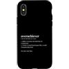 Extra Credit Homework A+ Custodia per iPhone X/XS Overachiever Dizionario Tratto Divertente Extra Credito
