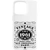 Retro Birthday Year Classic Custodia per iPhone 15 Pro Max Vintage 1961 Edizione Limitata Tutte le Parti Originali Divertente