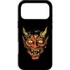 generic Custodia per iPhone 17 Pro Max Diavolo Testa Tradizionale Tatuaggio