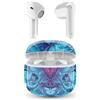 Music Sound - Auricolari Bluetooth TWS Fantasy - Design a Capsula - Senza Fili - Custodia di Ricarica - Microfono - Play Time fino a 25 ore di ascolto - Tanti colori e fantasie disponibili