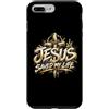 Regali di Christian Street War & Co. Custodia per iPhone 7 Plus/8 Plus Jesus Saved My Life - Christian Graffiti Street Art