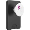 Pretty Girls, Flowers Black and White Sh Floreale Donna Viso Line Art con Orchidee Rosa 2 Forme Mania PopSockets PopWallet per MagSafe