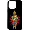 Hindu God and Goddess Custodia per iPhone 15 Pro Max Hanuman Namaste Monkey le Dio