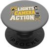 Reelcraft Cinema Graphics Lights Camera Azione Cineasta Regista Film Crew PopSockets PopGrip Adesivo