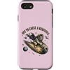Cute Cat Astronaut Vintage Comet Custodia per iPhone SE (2020) / 7/8 Funny Retro Astronaut Cat Riding a Comet in Space