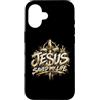 Regali di Christian Street War & Co. Custodia per iPhone 16 Jesus Saved My Life - Christian Graffiti Street Art