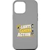 Reelcraft Cinema Graphics Custodia per iPhone 12 Pro Max Lights Camera Azione Cineasta Regista Film Crew