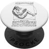 Grandio Design Library Book Lover Libro Lettore Vitruviano Uomo Leonardo Da Vinci Libro Vintage PopSockets PopGrip Adesivo