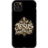 Regali di Christian Street War & Co. Custodia per iPhone 11 Pro Max Jesus Saved My Life - Christian Graffiti Street Art