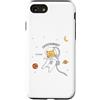 Catstronaut Custodia per iPhone SE (2020) / 7/8 Catstronaut - Simpatico gatto astronauta vola nello spazio