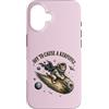 Cute Cat Astronaut Vintage Comet Custodia per iPhone 16 Funny Retro Astronaut Cat Riding a Comet in Space
