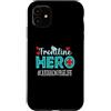 TeeaxArt Frontline Hero Christmas Gifts Custodia per iPhone 11 Cardiac Nurse Frontline Hero Essential Workers Apprezzamento